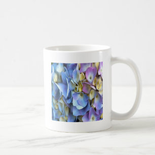 Blue Hydrangea Shrub Artistic Bossom Koffiemok