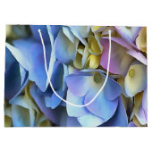 Blue Hydrangea Shrub Artistic Bossom Large Cadeautasje (Achterkant)
