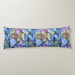 Blue Hydrangea Shrub Artistic Bossom Lichaamskussen