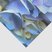 Blue Hydrangea Shrub Artistic Bossom Tissuepapier (Detail)