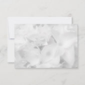 Blue Hydrangea Starfish Wedding RSVP Kaart (Achterkant)