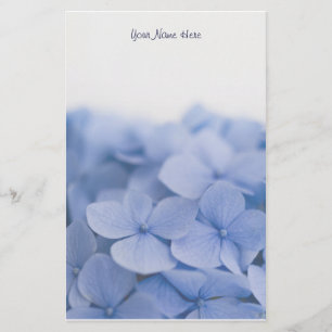 Blue Hydrangea Stationery Briefpapier