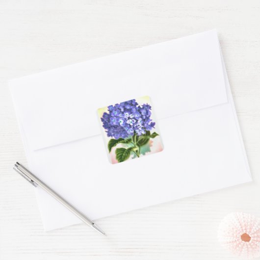 Blue Hydrangea Sticker (Envelop)