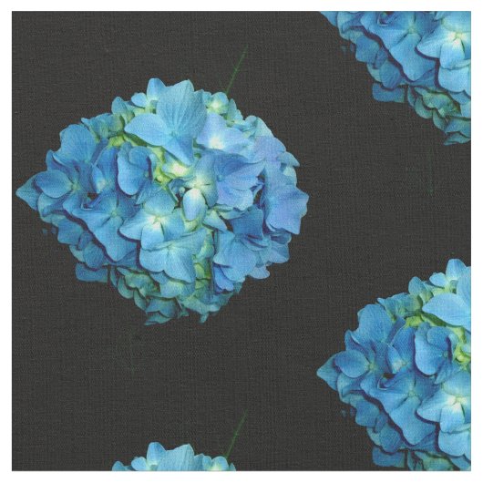 Blue Hydrangea Stof (Close Up)