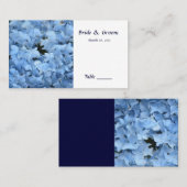 Blue Hydrangea Table Place Card Plaatskaartje (Voorkant / Achterkant)