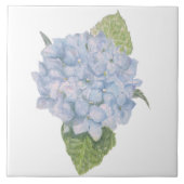 Blue Hydrangea Tegeltje (Voorkant)