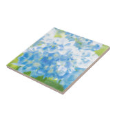 Blue Hydrangea Tegeltje (Zijkant)