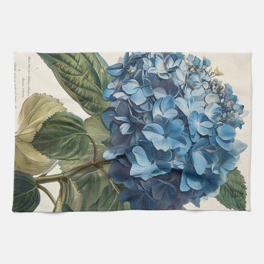 Blue Hydrangea  Theedoek (Horizontaal)