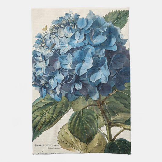 Blue Hydrangea  Theedoek (Verticaal)