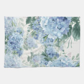 Blue Hydrangea Theedoek (Horizontaal)