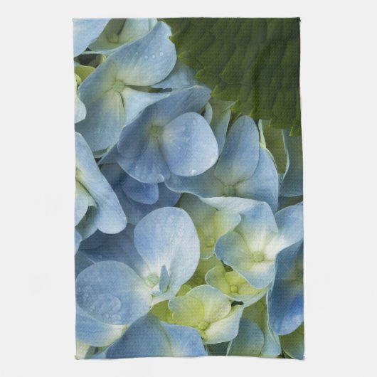 Blue Hydrangea Theedoek (Verticaal)