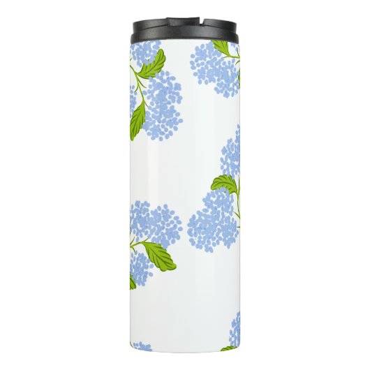 Blue Hydrangea Thermal Tumbler Thermosbeker (Achterkant)