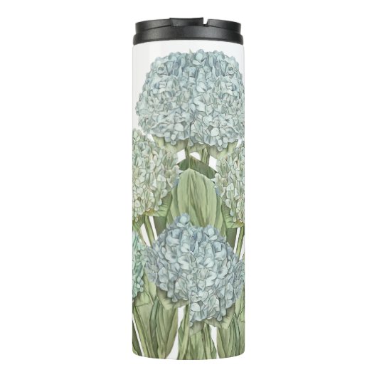 Blue Hydrangea Thermosbeker (Achterkant)