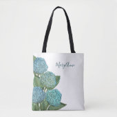 Blue Hydrangea Tote Bag (Voorkant)