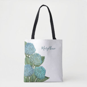 Blue Hydrangea Tote Bag