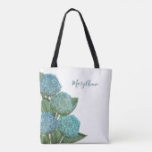 Blue Hydrangea Tote Bag (Achterkant)