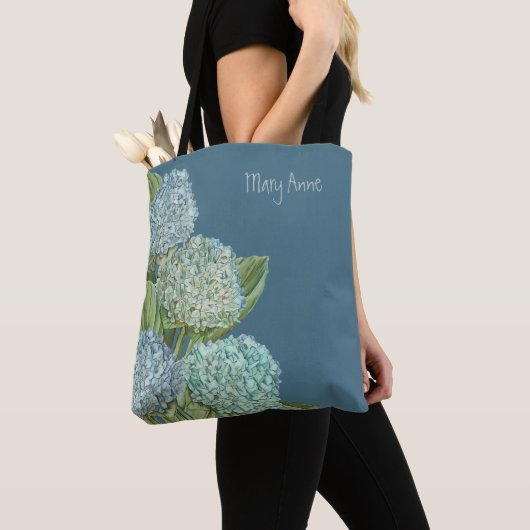 Blue Hydrangea Tote Bag (Dichtbij)