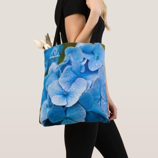 Blue Hydrangea Tote bag (Dichtbij)