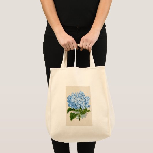 Blue Hydrangea Tote Bag (Voorkant (product))