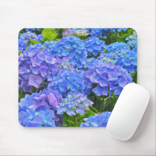 Blue Hydrangea Tuin Bloemen Bloemen Bloemen Bloeme Muismat