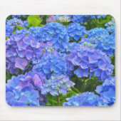 Blue Hydrangea Tuin Bloemen Bloemen Bloemen Bloeme Muismat (Voorkant)