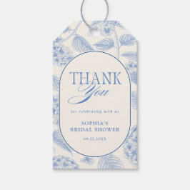 Blue Hydrangea Vintage Bridal Shower Cadeaulabel