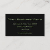 Blue Hydrangea Visitekaartje (Achterkant)