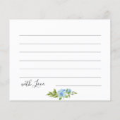 Blue Hydrangea Vrijgezellenfeest Date Night Idea K Flyer (Achterkant)