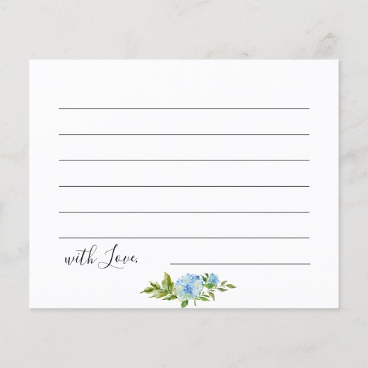 Blue Hydrangea Vrijgezellenfeest Date Night Idea K Flyer (Achterkant)