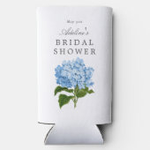 Blue Hydrangea Vrijgezellenfeest Party Seltzer Blikjeskoeler (Achterkant)