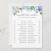 Blue Hydrangea Vrijgezellenfeest wil ze liever spe Kaart (Voorkant)