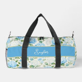 Blue Hydrangea Watercolor Name Plunjezak (Achterkant)