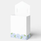 Blue Hydrangea Waterverf bruiloft Bedankdoosjes (Geopend)