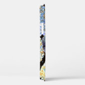 Blue Hydrangea Waterverf: Donker naadloos patroon Case-Mate iPhone Case (Achterkant / Rechts)