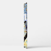 Blue Hydrangea Waterverf: Donker naadloos patroon Case-Mate iPhone Case (Achterkant / Rechts)
