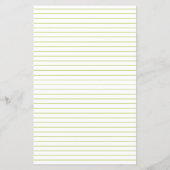 Blue Hydrangea Waterverf Flower Green Lined (Achterkant)