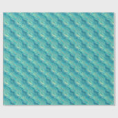 Blue Hydrangea Wavy Texture Cadeaupapier (Vlak)