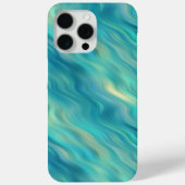 Blue Hydrangea Wavy Texture Case-Mate iPhone Case (Achterkant)
