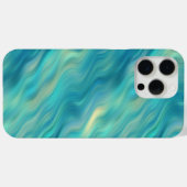 Blue Hydrangea Wavy Texture Case-Mate iPhone Case (Achterkant (horizontaal))