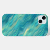 Blue Hydrangea Wavy Texture Case-Mate iPhone Case (Achterkant (horizontaal))
