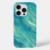 Blue Hydrangea Wavy Texture Case-Mate iPhone Case (Achterkant)