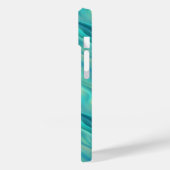 Blue Hydrangea Wavy Texture Case-Mate iPhone Case (Achterkant / Links)