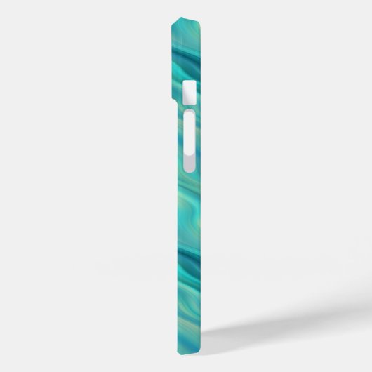 Blue Hydrangea Wavy Texture Case-Mate iPhone Case (Achterkant / Links)