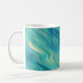 Blue Hydrangea Wavy Texture Koffiemok (Links)