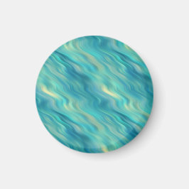 Blue Hydrangea Wavy Texture Magneet