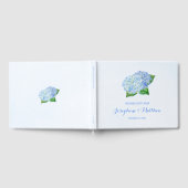 Blue Hydrangea Wedding Gastenboek (Volledig)