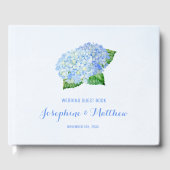 Blue Hydrangea Wedding Gastenboek (Voorkant)