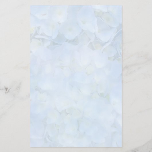 Blue Hydrangea Wedding Rehearsal Dinner Invite Flyer (Achterkant)