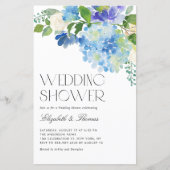 Blue Hydrangea Wedding Shower (Voorkant)