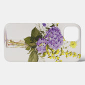 Blue Hydrangea with Yellow Loosestrife Case-Mate iPhone Case (Achterkant (horizontaal))